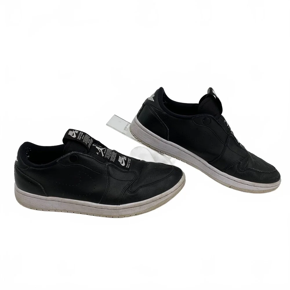 Nike Black Air Jordan 1 Low Retro Slip-On Sneakers | Men’s Size 10